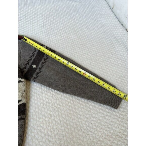 Pendleton Lambswool Aztec Navajo Southwestern Quarter Zip‎ Women’s Sweater Large - Picture 13 of 15